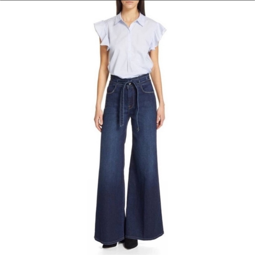 Frame Denim Dark Blue Flare Jeans